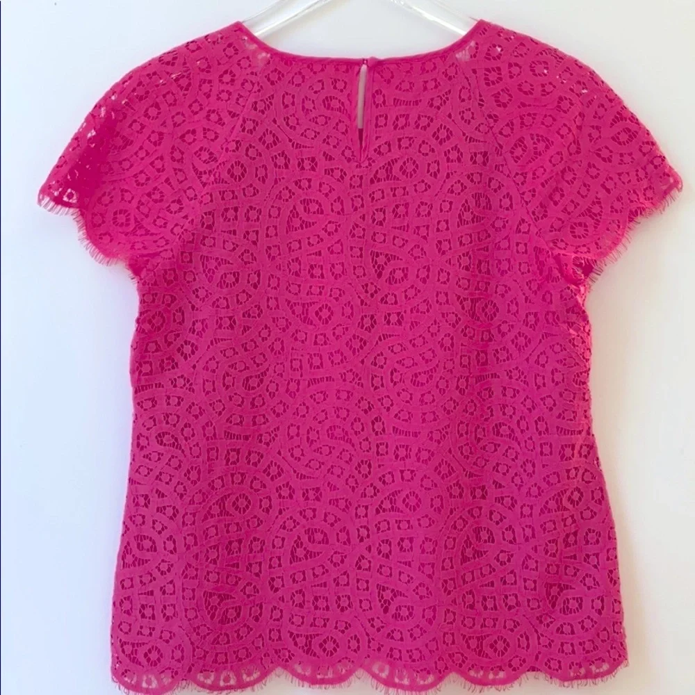 J. Crew Raindrop Lace Tee